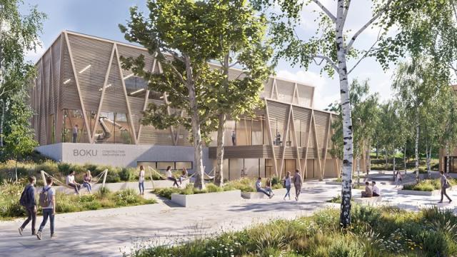 Rendering des Construction Innovation Lab (CILA)
