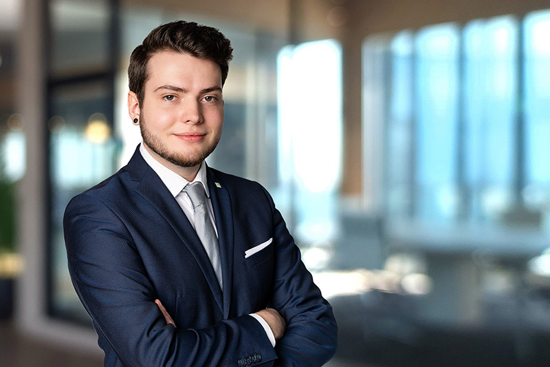Blur focus of White open space office interior can be used as background