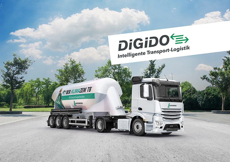 Lafarge digitalisiert  die Logistik mit DiGiDO