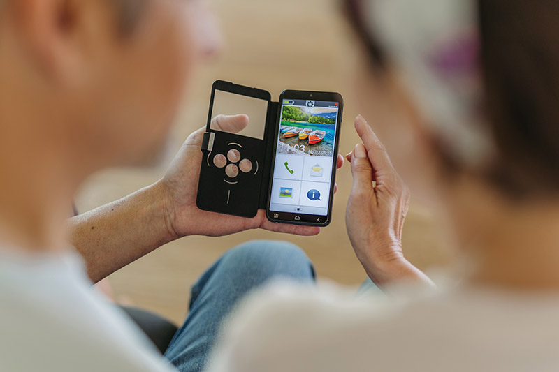 Einfach bedienbar und dank SchutzhŸlle gut geschŸtzt.