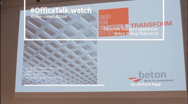 Präsentation des BDÖ bei der Concrete Design Competition