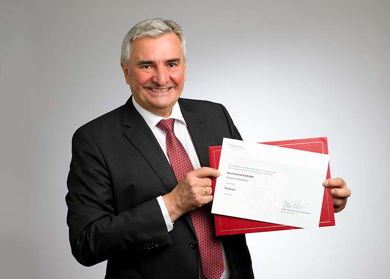 Quality Austria: Professorentitel für Konrad Scheiber
