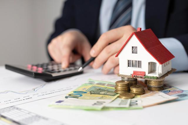 Haus, Investments, Finanzen, Taschenrechner