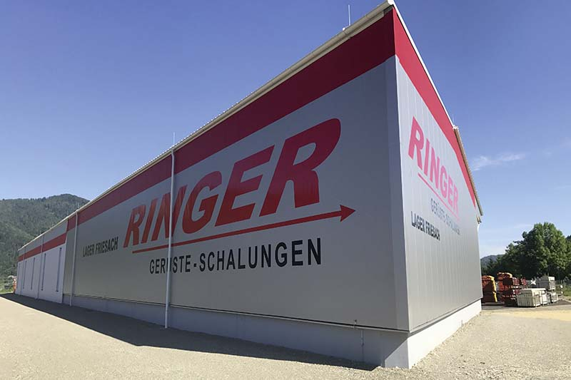 Foto: In Gratkorn-Friesach errichtet Ringer ein 10.000 m² großes Betriebs­areal mit 2.500 m² Lager- und Bürofläche.