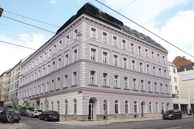 Foto: Die Sanierung des Gründerzeithauses in der Mariahilfer Straße wurde von der Stadt Wien mit 4,4 Millionen Euro gefördert