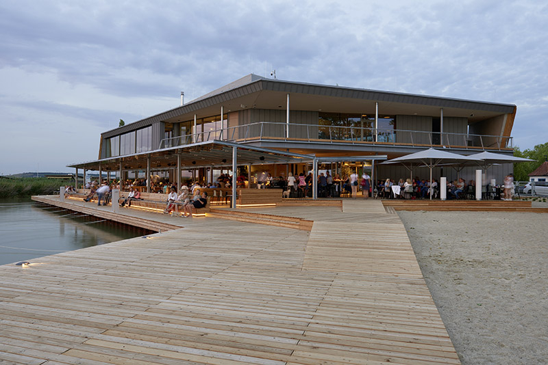 Neues architektonisches Highlight am Neusiedler See: das Seerestaurant Das Fritz.