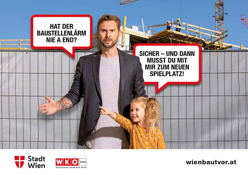 Mit Wiener Schmäh gegen Baufrust