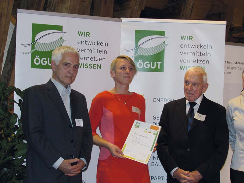Foto: Zur Frontfrau in der Umwelttechnik ernannte die ÖGUT Bernadette Mauthner, Geschäftsführerin bei Biogas Bruck/Leitha, mit ihrem Fokus auf Forschung.