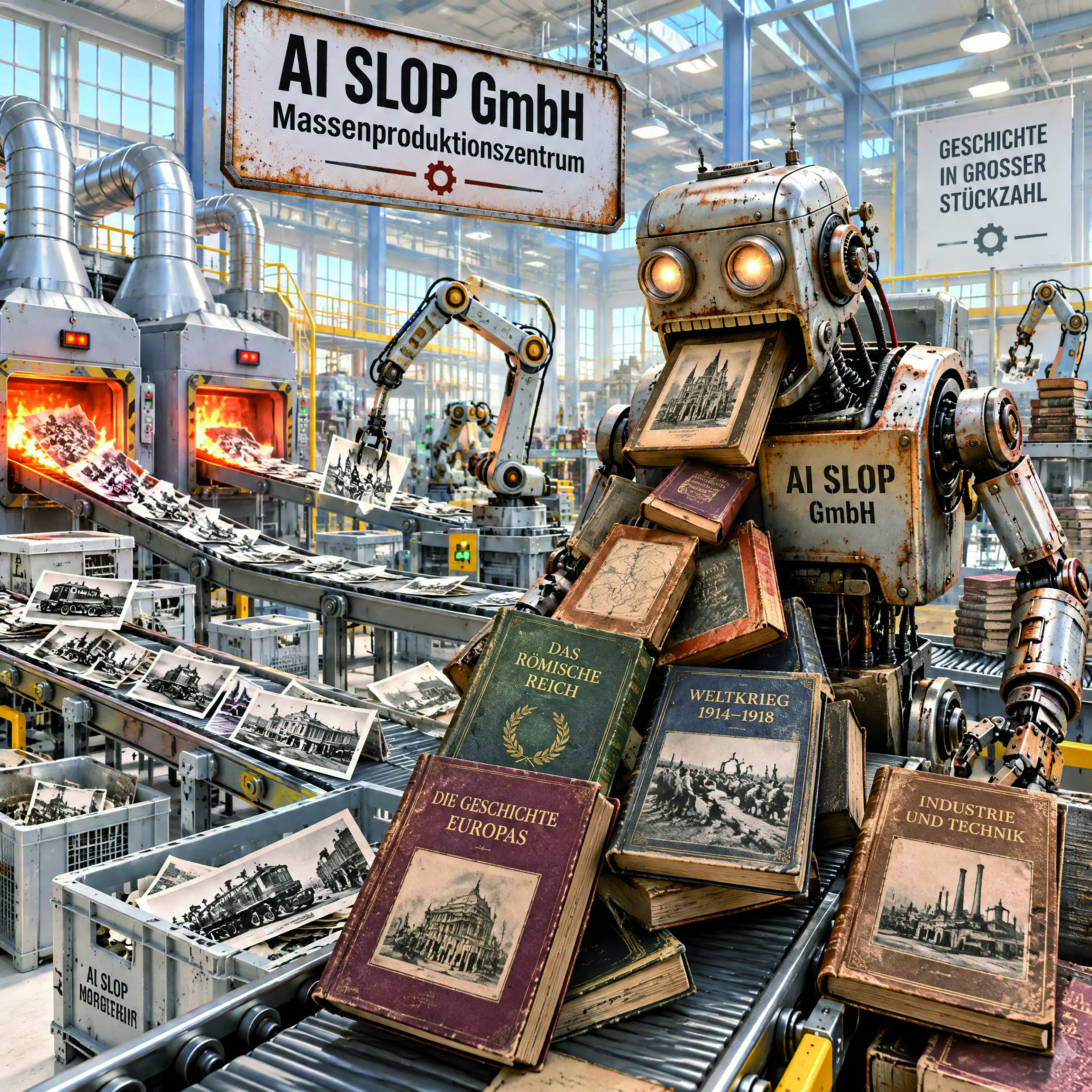 KI-generiertes Bild zu Müll aus KI