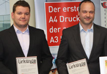 Platz 2 für MitarbeiterInnen-Portal der Stadt Graz, Thomas Gölles und Alexander Schweighofer, Solvion.
