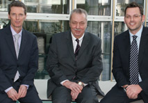 Selbstständig gemacht: die Geschäftsführer bei PSC, Raimund Koch, Karl Wölfl und Christian Mayer.