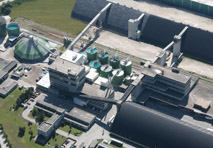 Betriebsgelände der Salinen Austria AG in Ebensee.