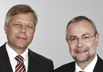 Alexander Schmidecker (li.), CEO, und Rudolf Fric, Geschäftsführer der BAWAG P.S.K. Leasing GmbH.