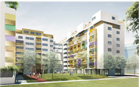 Neben Innenstadtlagen wie Eurogate oder Nordbahnhof (Bild) sind vor allem geförderte Wohnungen mit einem geringen Eigenmittelanteil gefragt.