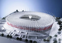 Das neue Nationalstadion in Warschau wird mit Hilfe der Projektplattform think project! errichtet