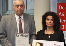 Der zweite 3. Platz wurde Norbert Friesl und Anita Kerschbaumer, dialog data, verliehen.